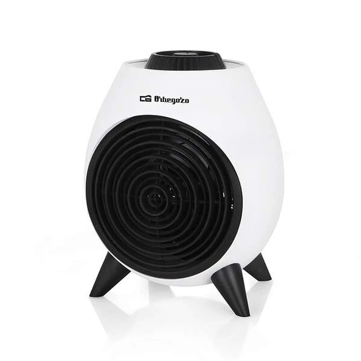 Orbegozo FH 5037 Calefactor Portatil - Potente y Seguro Calefactor con 2 Niveles de Potencia - Funcion Ventilador y Termostato Regulable 1