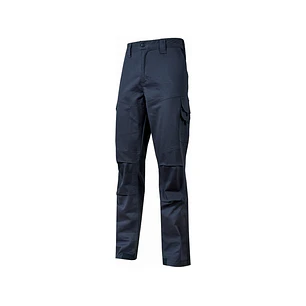 Upower Belgrado Pantalon de Trabajo Resistente - Talla XL - Tela Poliester Algodon Elastico, Multiples Bolsillos, Cintura Elastica, Proteccion Lumbar,