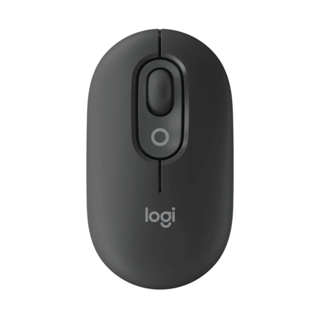 Logitech POP Mouse Raton Inalambrico 1000dpi - 4 botones - Multidispositivo - Color Grafito 1