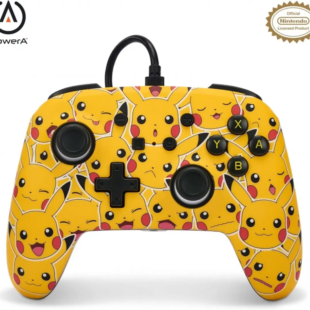 PowerA Mando con Cable Enhanced para Nintendo Switch - Pikachu Moods 1