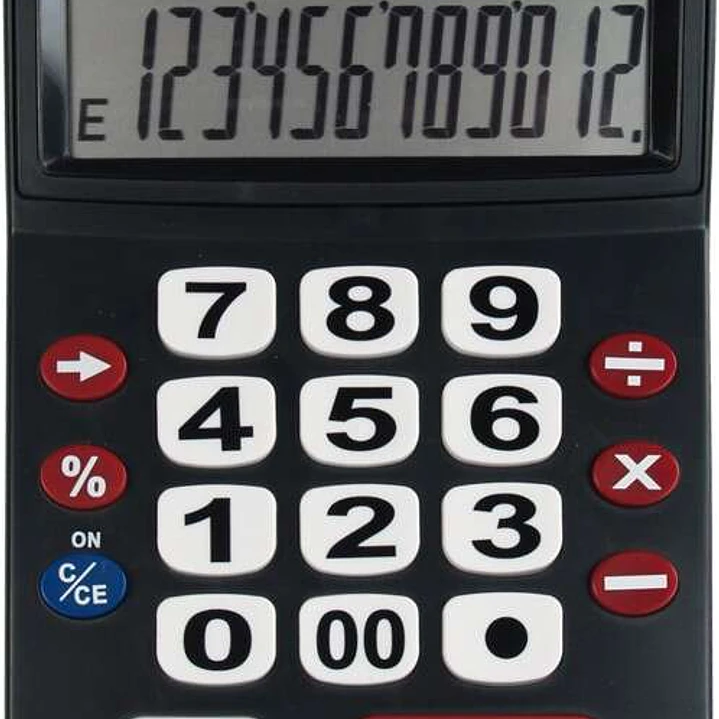 Milan Calculadora 12 Digitos Extra Grande - Teclas Grandes - Tecla Rectificacion Entrada de Datos - Apagado Automatico - Color Negro 1