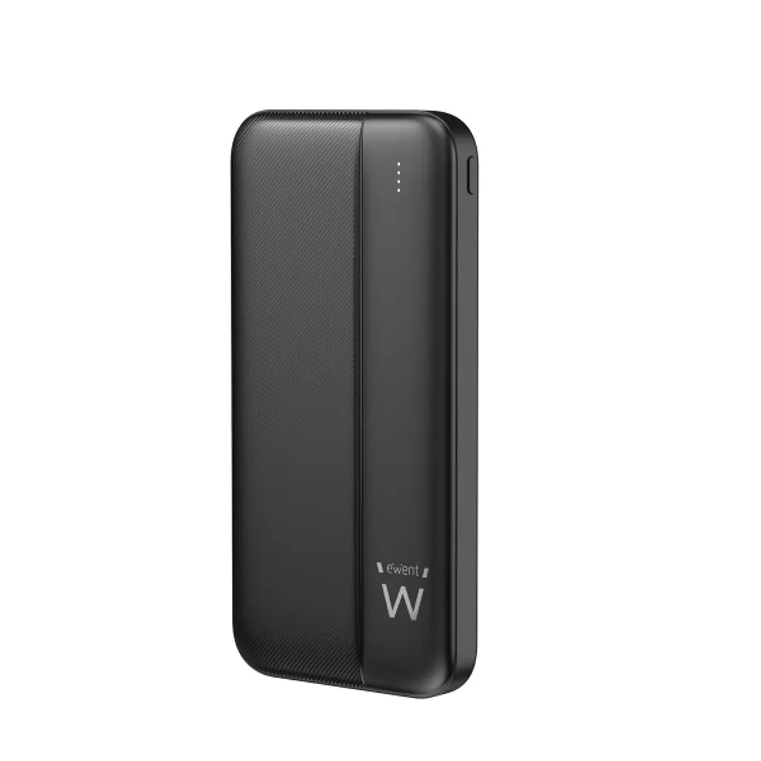 Ewent EW1161 Powerbank 10000mAH 22.5W PD y QC - USB-A, USB-C - Color Negro 1