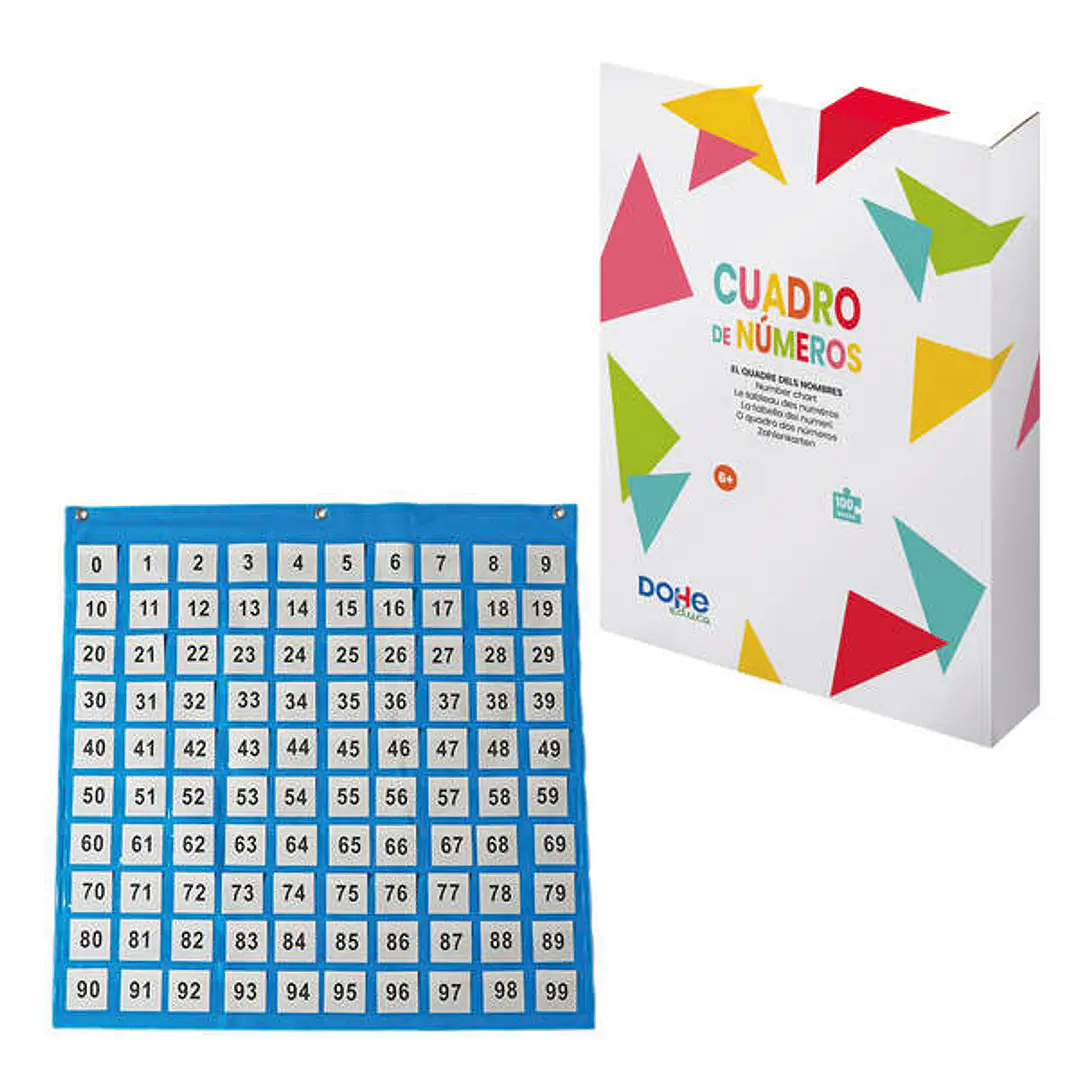 Dohe Cuadro de los Numeros - Desarrolla Destrezas Matematicas - Aprende Aritmetica - Mejora el Sentido Numerico 1