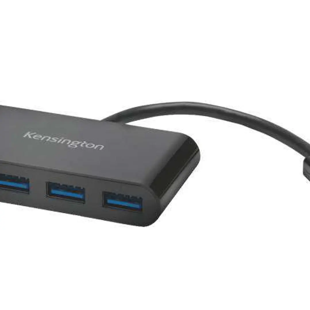 Kensington Hub 4 Puertos USB 3.0 - Amplia Productividad - Negro 1