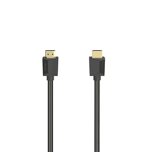 Hama Essential Cable HDMI 4K Macho - Longitud 5m- Soporta ARC - Terminales Chapados en Oro - Ethernet - Velocidad hasta 18Gbps - Blindaje Completo - C