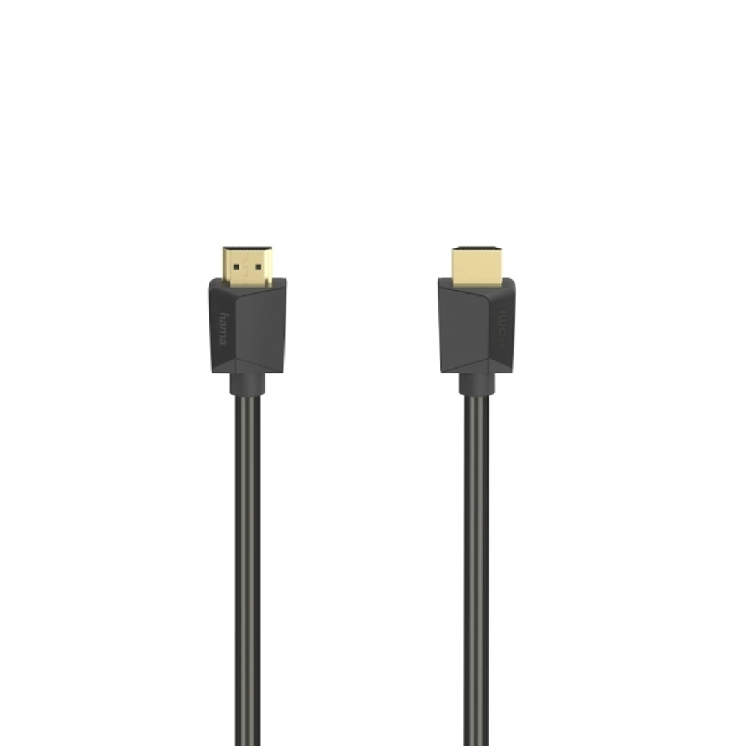 Hama Essential Cable HDMI 4K Macho - Longitud 5m- Soporta ARC - Terminales Chapados en Oro - Ethernet - Velocidad hasta 18Gbps - Blindaje Completo - C 1