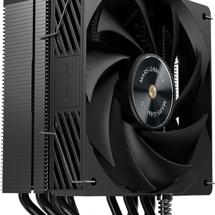 Mars Gaming MCPU-X5 Disipador CPU con 280W de Potencia - Ventilador PWM de 120mm - 5 Heatpipes HCT - Rendimiento Ultrasilencioso - Color Negro 1