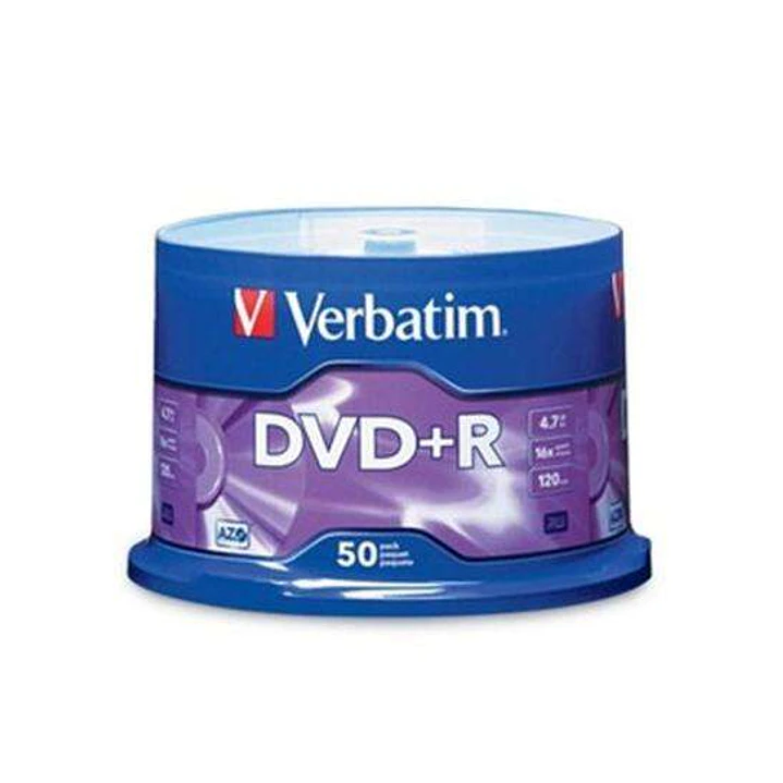 Verbatim DVD+R 16x 4.7GB (Tarrina 50 Uds) 1