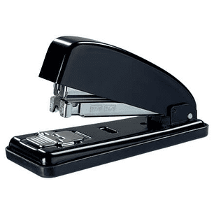 Petrus 226 Grapadora Metalica + Caja de 200 Grapas - Hasta 30 Hojas - Grapado Cerrado, Abierto y Clavado - Color Negro