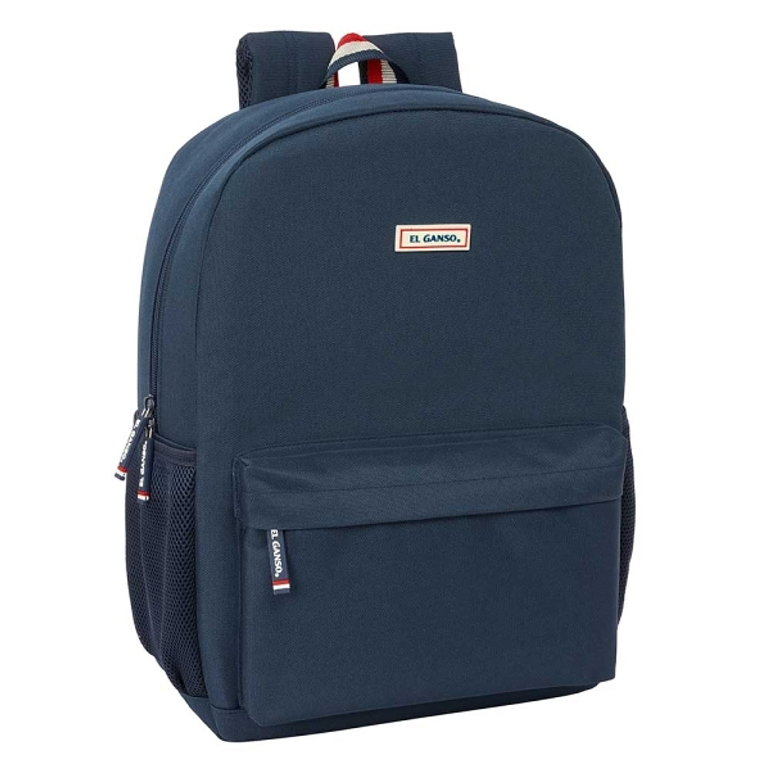 Safta el Ganso Eclipse Mochila Adaptable a Carro - Tirador Doble - Hombreras Ergonomicas - Bolsillo Frontal - Asa Superior - 18L - 320x140x430mm - Col 1