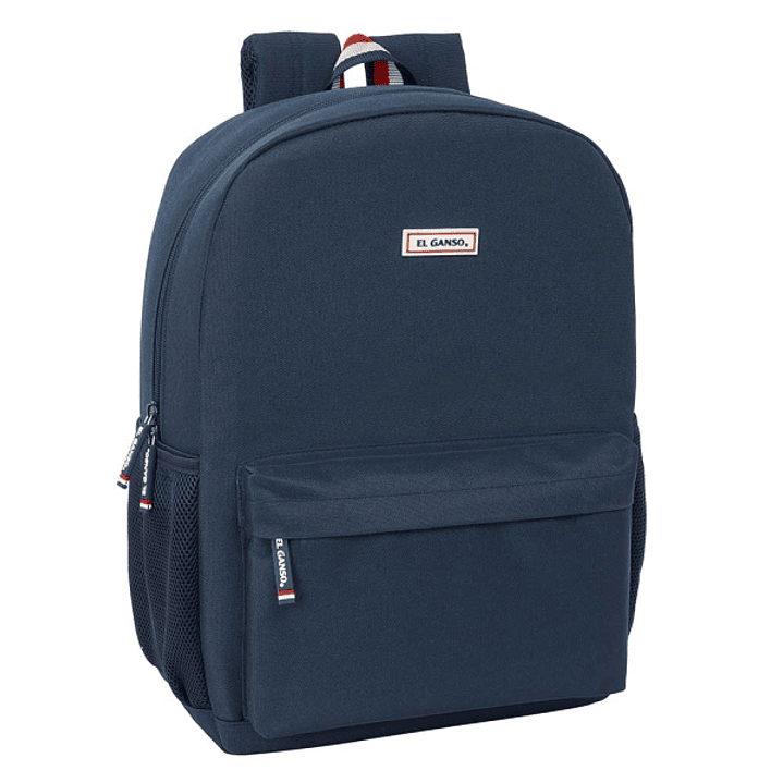 Safta el Ganso Eclipse Mochila Adaptable a Carro - Tirador Doble - Hombreras Ergonomicas - Bolsillo Frontal - Asa Superior - 18L - 320x140x430mm - Col 1