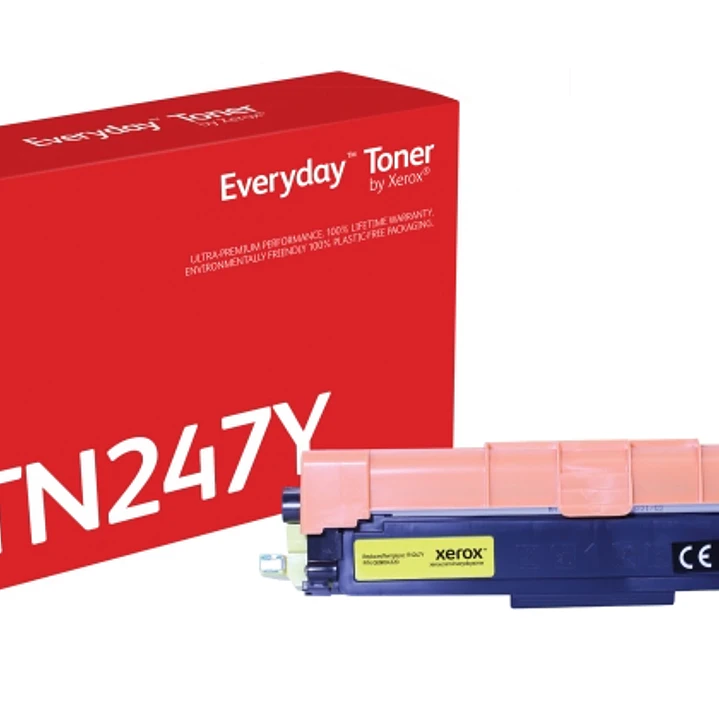 Xerox Everyday Brother TN247/TN243 Amarillo Cartucho de Toner Generico - Reemplaza TN247Y/TN243Y 1