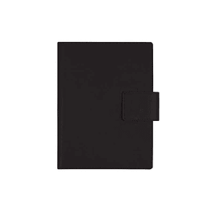 Finocam Duouno Agenda de Espiral - Bolsillo Interior - Anilla Portaboligrafo - Formato E10 - 155x212mm - Semana Vista Horizontal - Color Negro