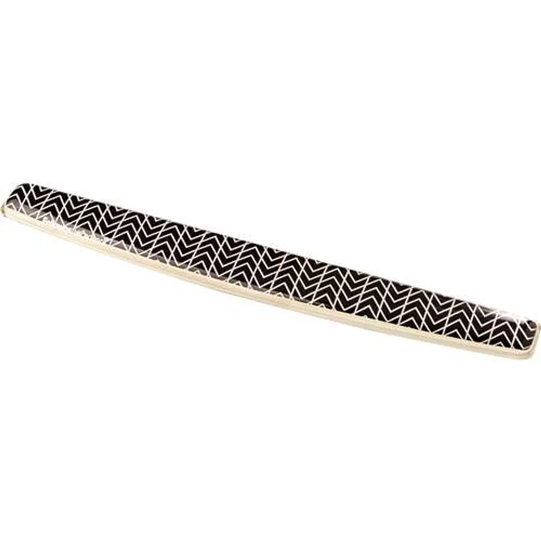 Fellowes Reposamuñecas para Teclado Photo Gel - Alivia los Puntos de Presion - Base Antideslizante - Color Negro 1