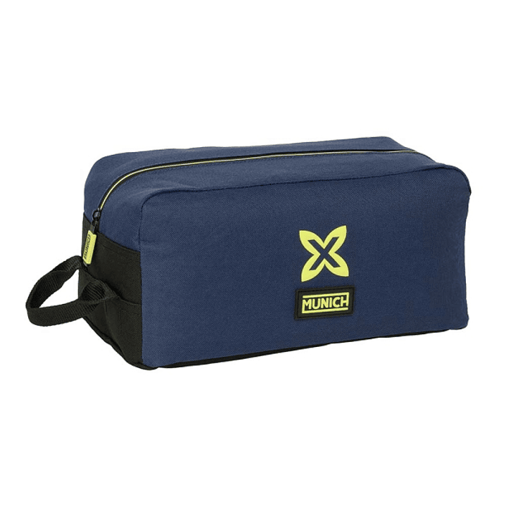 Safta Munich Track Zapatillero - Asa Lateral - 9L - Almacenamiento Multiple - Proteccion del Calzado - 340x180x150mm - Color Azul Marino 1