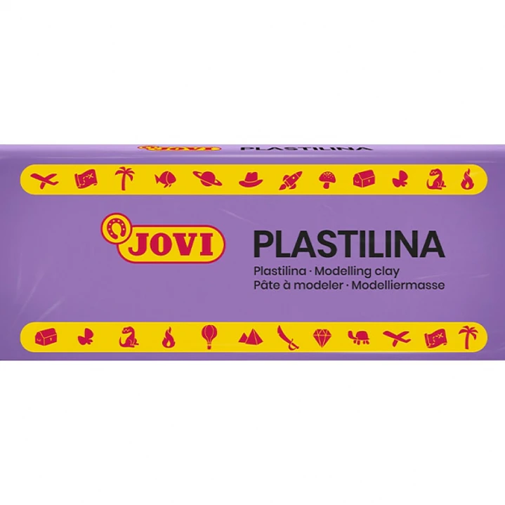 Jovi Caja de 15 Pastillas de Plastilina 150gr - Pasta de Modelar Vegetal - No Se Seca - sin Gluten - Inocua - Facil de Moldear - Ideal para Figuras en 1