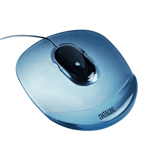 Esselte Dataline Alfombrilla con Reposamuñecas Relleno de Gel - Medidas 235x285x30mm - Base Antideslizante - Control del Raton Mejorado - Color Azul T