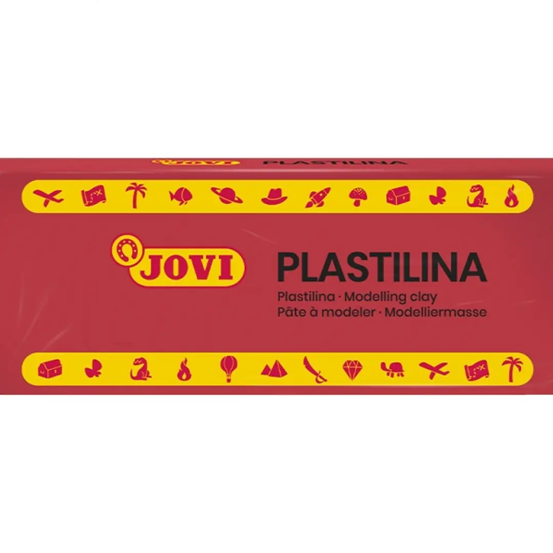 Jovi Caja de 15 Pastillas de Plastilina 150gr - Pasta Vegetal - No Se Seca - sin Gluten - Inocua - Facil de Moldear - Ideal para Figuras Voluminosas - 1