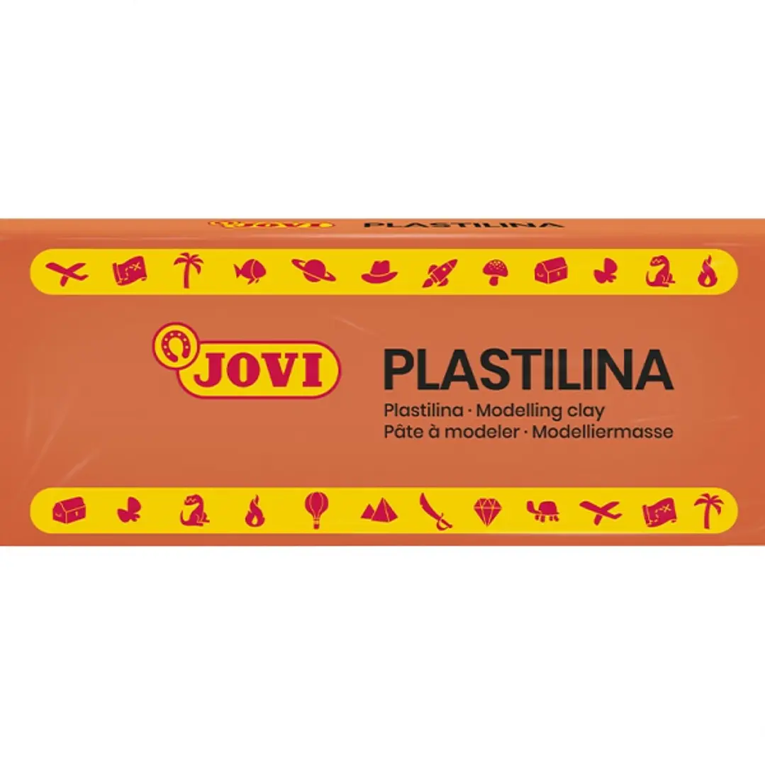 Jovi Caja de 15 Pastillas de Plastilina 150gr - 100% Vegetal - Muy Moldeable - No Se Seca - sin Gluten - Inocua - Ideal para Figuras en Volumen - Colo 1