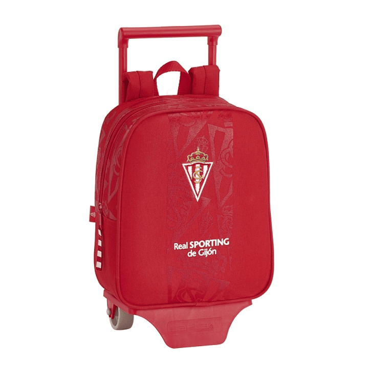 Safta Real Sporting de Gijon Corporativa Mochila con Carro - Tarjeta ID - Asa Superior - Mochila Extraible - Material Resistente - 6L - 220x100x270mm  1
