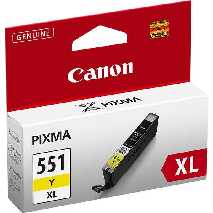 Canon CLI551XL Amarillo Cartucho de Tinta Original - 6446B001 1
