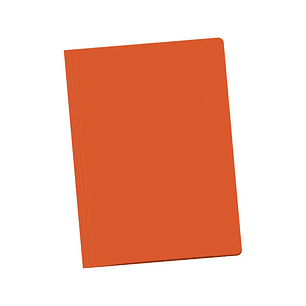 Dohe Pack de 50 Subcarpetas Tamaño Folio - Fabricadas en Cartulina de 180gr - Con Ranura para Fastener - Resistente y Duradera - Color Naranja