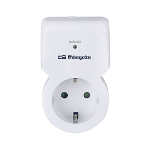 Orbegozo Pg 30 Enchufe Inalambrico con Mando a Distancia - Controla tus Dispositivos a Distancia - 4 Frecuencias Posibles - Alcance Maximo 30 Metros -