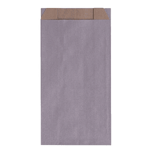 Apli Pack de 250 Sobres Kraft 11x21x5cm - Papel Kraft 50g/m² - Reutilizables y Reciclables - Color Plata