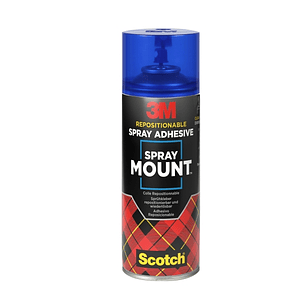 Scotch Spraymount Adhesivo en Spray 400ml - Excelente Adherencia - Color Transparente