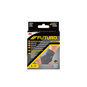 Futuro Comfort Tobillera - Ajustable (17.8cm  29.2cm) - Transpirable - Aisla la Humedad - Elastico - Color Gris Oscuro