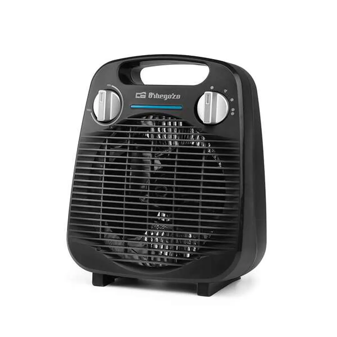 Orbegozo FH 5141 Calefactor Confort Hogar - Potencia 2000W - Termostato Regulable - Funcion Anticongelante - Disfruta de un Hogar Calido y Acogedor en 1