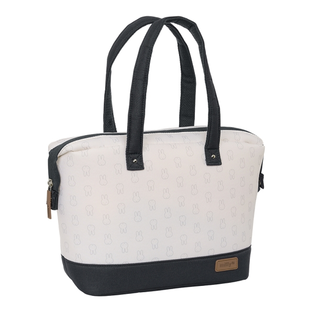 Safta Miffy Mum Moon Bolso de 8.26L - Compartimento con Cremallera - Interior Forrado - Asas de Mano - Espacio Amplio - Facil de Limpiar - 270x125x245 1