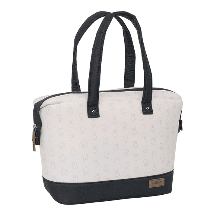 Safta Miffy Mum Moon Bolso de 8.26L - Compartimento con Cremallera - Interior Forrado - Asas de Mano - Espacio Amplio - Facil de Limpiar - 270x125x245 1