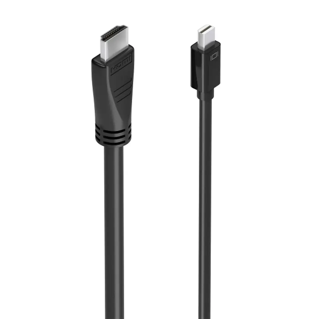 Aisens Cable Conversor MINI DP a HDMI 4K@60HZ - MINI DP/M-HDMI/M - 5.0m - Color Negro 1