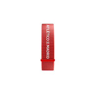 Savefamily Correa de Tela para Savewatch Plus Edicion Atletico de Madrid - Color Roja