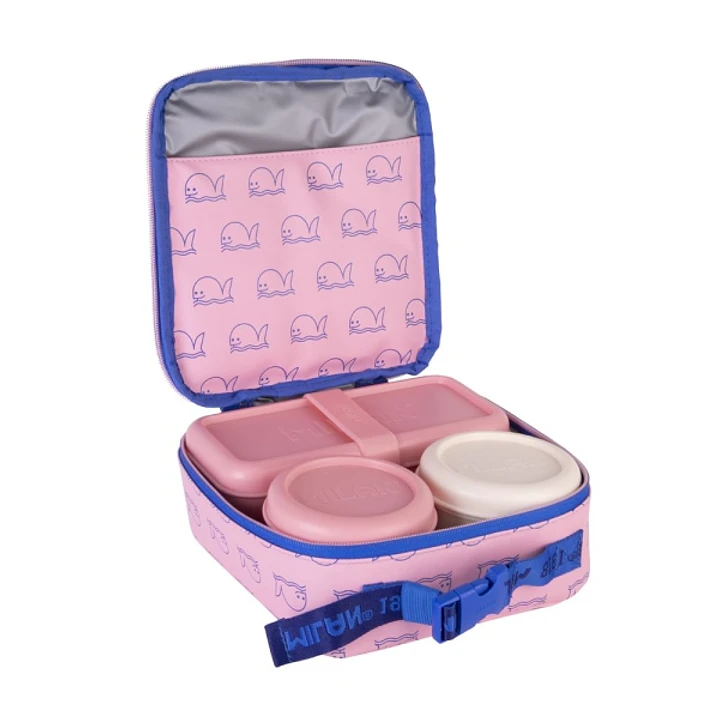 Milan Coleccion 460 Bolsa Isotermica Porta Alimentos 3,9L - Incluye 3 Recipientes para Alimentos 2x de 0,25L y 1x de 0,75 L - Interior Aislante Termic 1