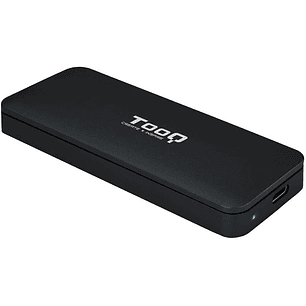 Tooq Carcasa Externa SSD M2 NVMe PCIe USB-C - Color Negro