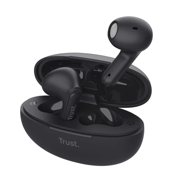 Trust Auriculares Inalambricos Yavi - Inalambricos, Bluetooth - ENC - Color Negro 1
