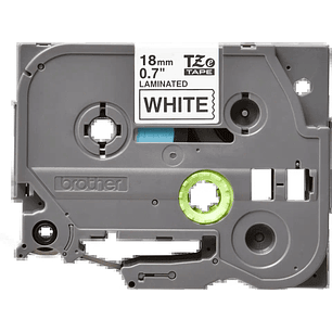 Brother TZe241 Cinta Laminada Original de Etiquetas - Texto negro sobre fondo blanco - Ancho 18mm x 8 metros