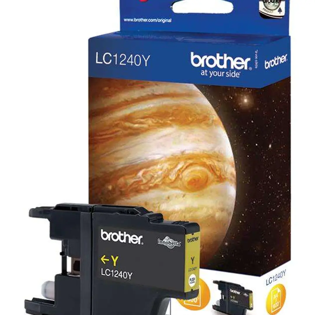 Brother LC1240 Amarillo Cartucho de Tinta Original - LC1240YBP 1