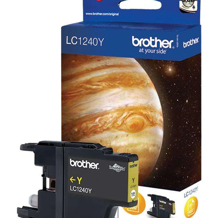 Brother LC1240 Amarillo Cartucho de Tinta Original - LC1240YBP 1