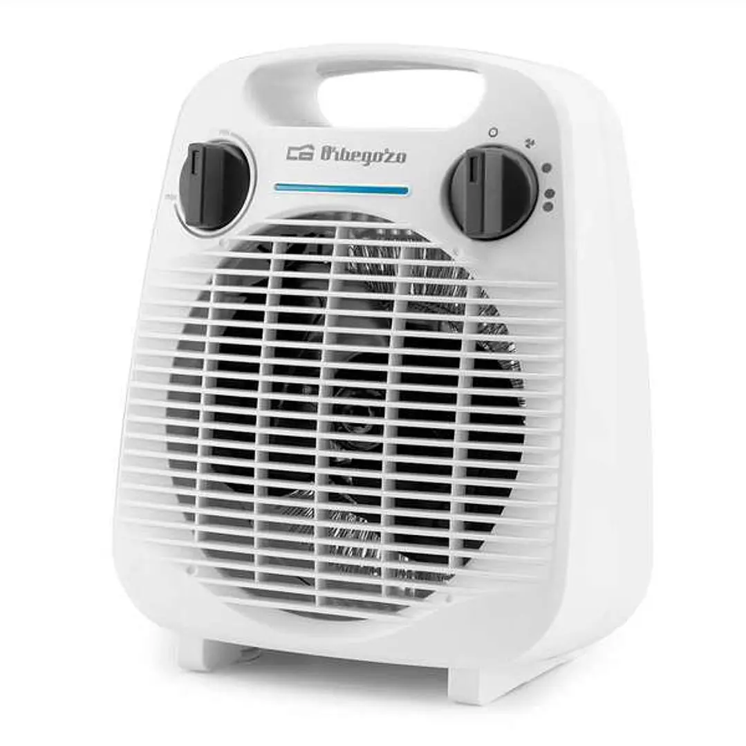 Orbegozo FH 5041 Calefactor Confort Hogar - Potencia 2000W - Termostato Regulable - Funcion Anticongelante - Disfruta de un Hogar Calido y Acogedor en 1