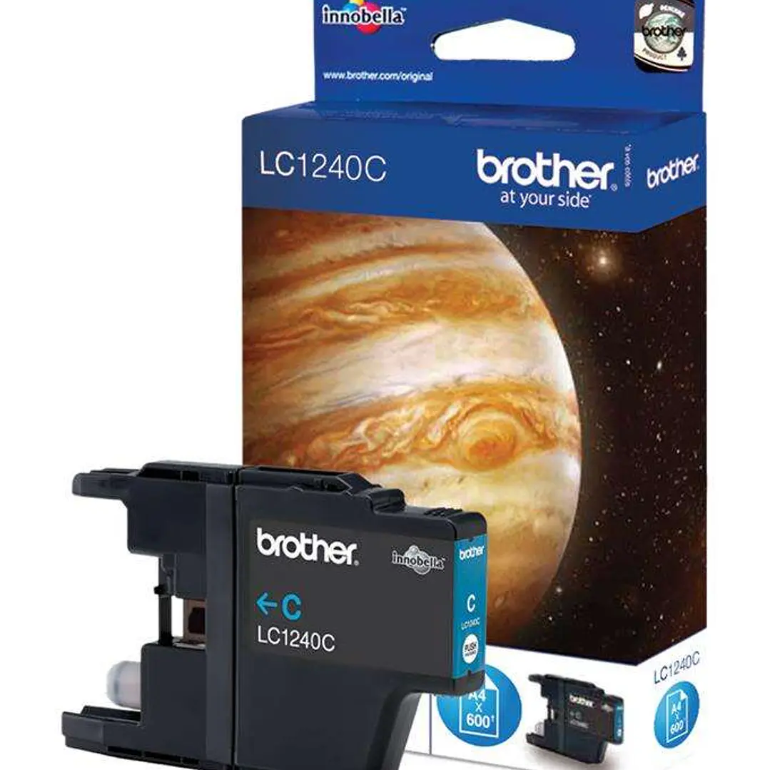 Brother LC1240 Cyan Cartucho de Tinta Original - LC1240CBP 1