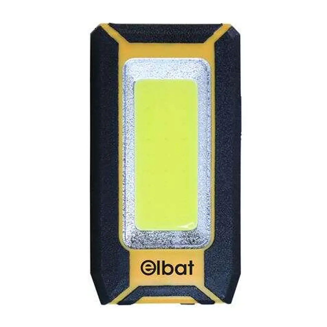 Elbat Linterna LED Recargable - Gancho e Iman - Cob 8W 500LM - Color Negro 1