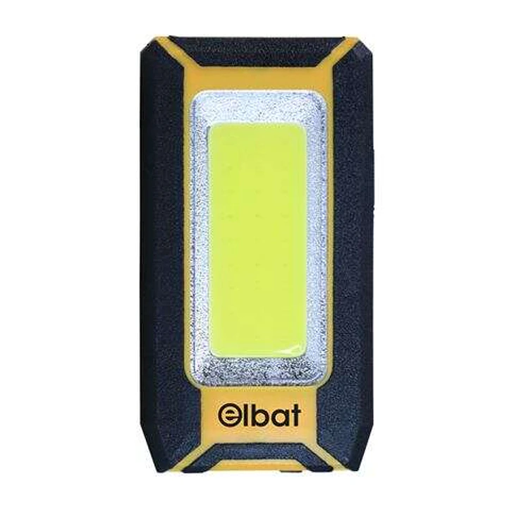Elbat Linterna LED Recargable - Gancho e Iman - Cob 8W 500LM - Color Negro 1