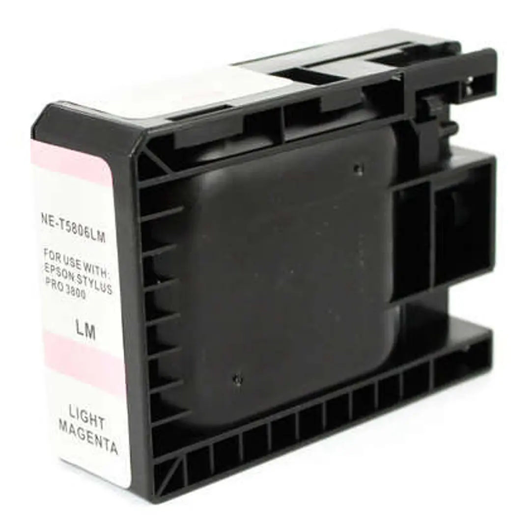 Epson T5806 Magenta Light Cartucho de Tinta Pigmentada Generico - Reemplaza C13T580600 1