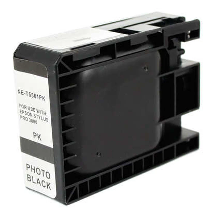 Epson T5801 Negro Photo Cartucho de Tinta Pigmentada Generico - Reemplaza C13T580100 1