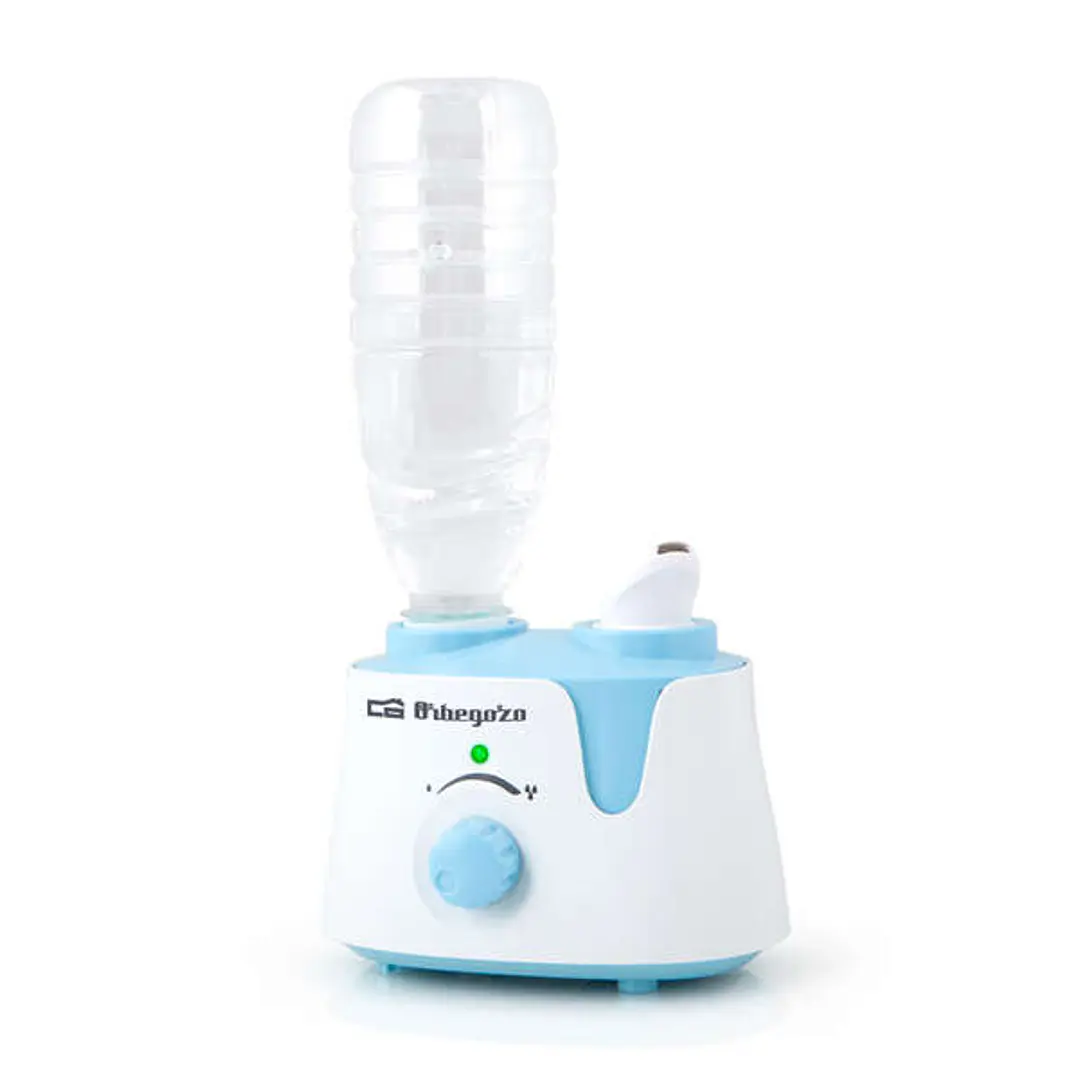 Orbegozo HU 1000 Humidificador de Botella Elimina Olores y Humedece el Ambiente Salida de Vapor Regulable - Adaptador para Botellas - Parada Automatic 1