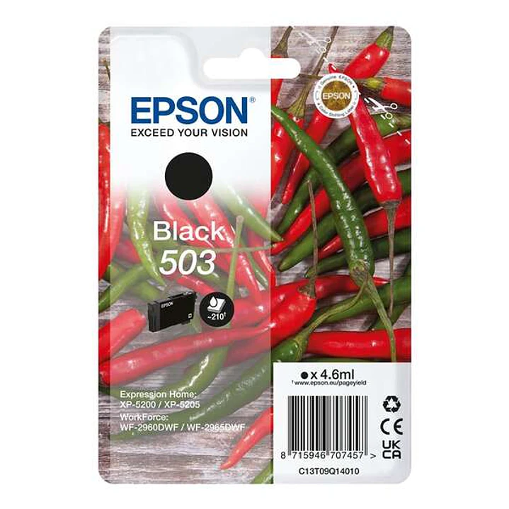 Epson 503 Negro Cartucho de Tinta Original - C13T09Q14010 1
