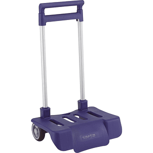 Safta Carro Portamochilas - Ruedas Antivibracion - Plegable y Compacto - Sistema Antivuelco - Material Resistente - Modelo Patentado - 32x16x44cm - Co